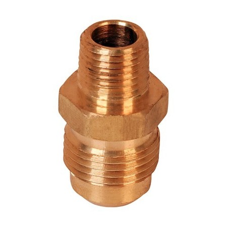 EVERFLOW 5/8" Flare x 1/2" MIP Reducing Adapter Pipe Fitting; Brass F48R-5812